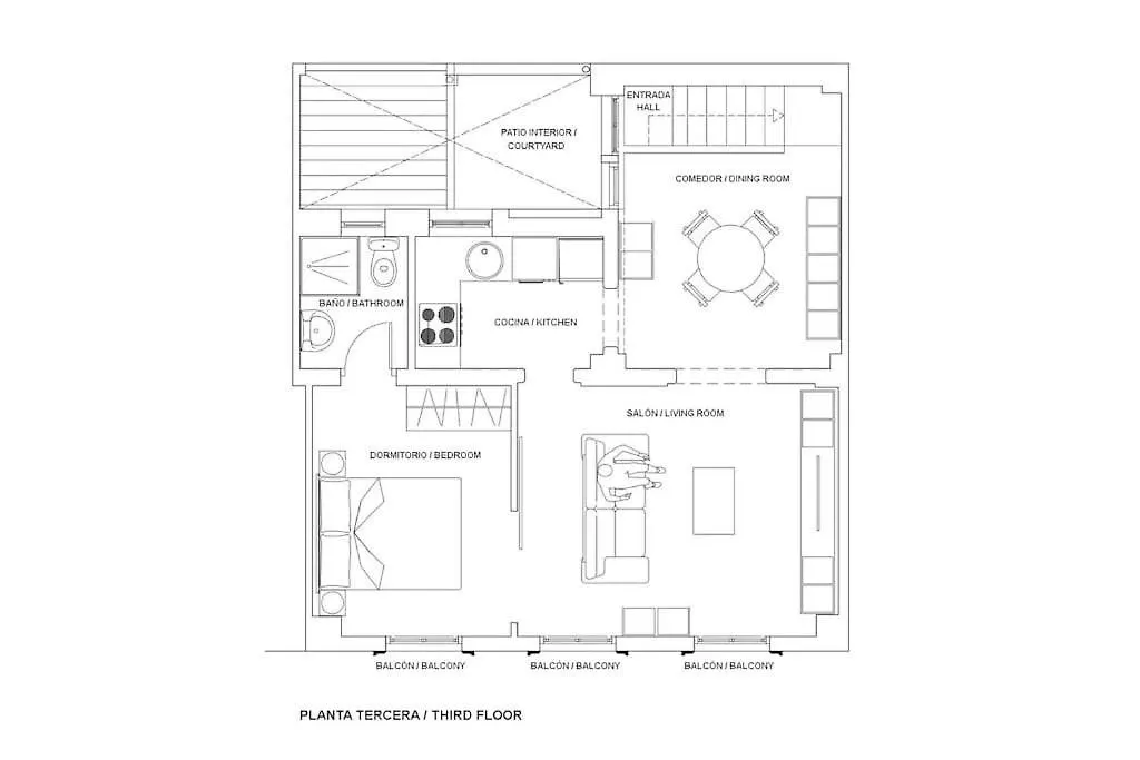 Appartement Apartamento Anaya, 3º Piso, A Estrenar En Pleno Centro De Granada Spanje